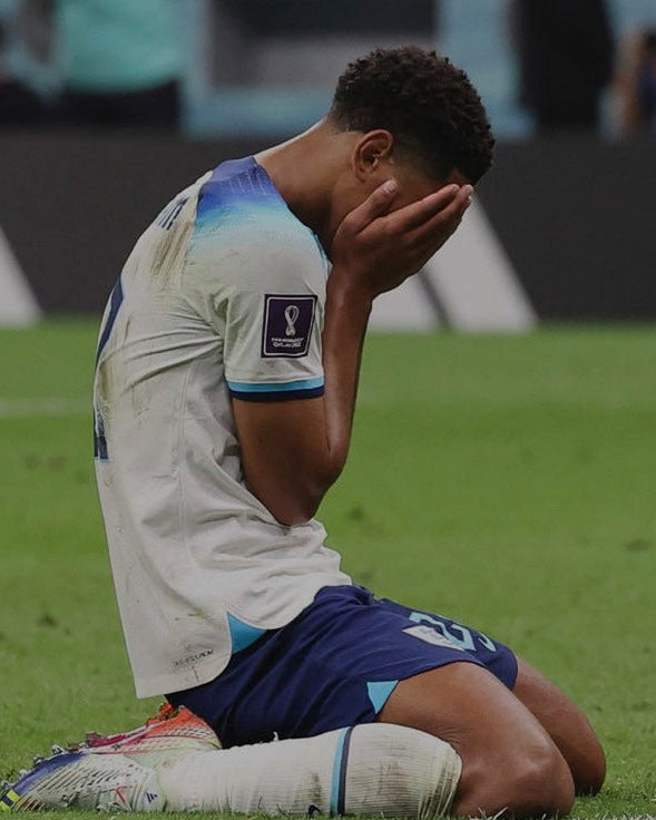 Spieler nach dem Abpfiff